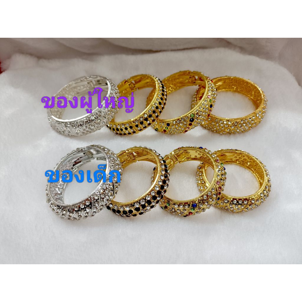 กำไรใส่กับชุดไทยสวยๆเลยค่ะมีของเด็กกับของผู้ใหญ่พร้อมส่งจากไทยค่ะ