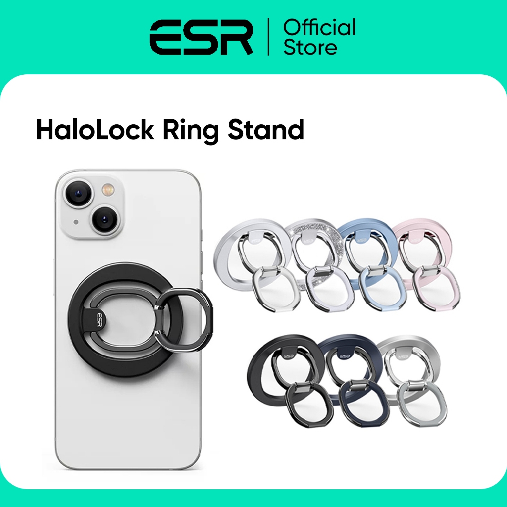 ESR ขาตั้งแหวนแม่เหล็กติดหลังโทรศัพท์ รุ่น HaloLock Ring Stand