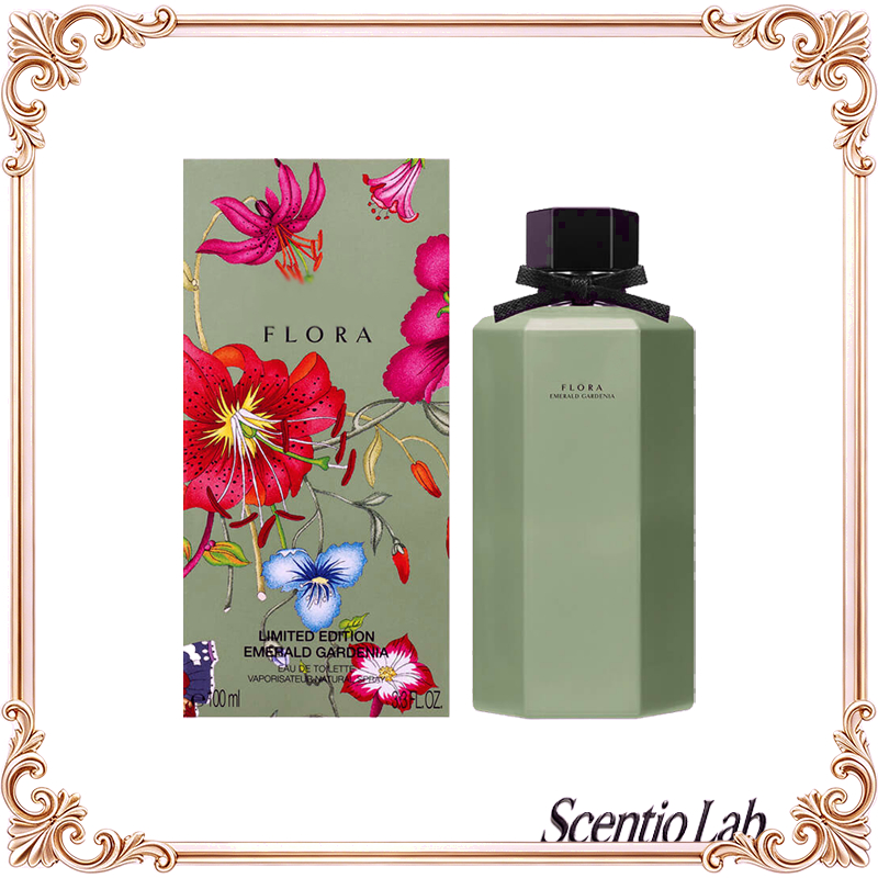 🌸Flora Limited Edition Eau de Toilette 100ml – Emerald Gardenia กลิ่นดอกไม้สดชื่น ติดทนนาน หรูหรา พร้อมส่ง
