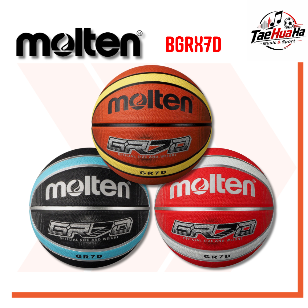 (ของแท้ 100%) บาสเกตบอล MOLTEN Basketball รุ่น BGRX7D มาตรฐาน FIBA World Cup 3x3