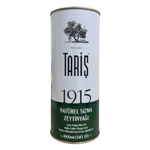 Taris Extra Virgin Olive Oil 1000ml น้ำมันมะกอกทาริส เอ็กตร้าเวอร์จิ้นโอลีฟออยล์1 ลิตรไซร์ใหญ่