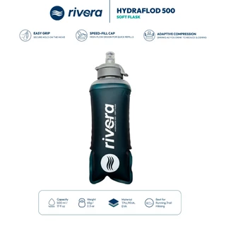 ใหม่ - RIVERA HYDRAFLOD 500 Soft Flask 500ml ขวดน้ำวิ่งเทรล ขวดน้ำนิ่ม สำหรับ Running Trail Hiking