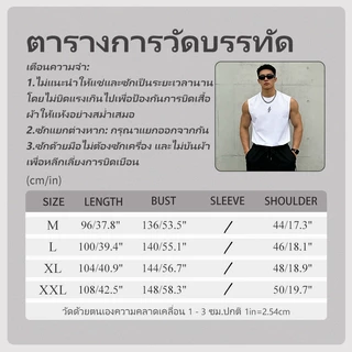 เสื้อกล้ามผู้ชาย ไร้แขน ผ้าตาข่ายแห้งเร็ว ระบายอากาศดี แบบหลวม ไม่ร้อน เหมาะออกกำลังกายประจำวัน หลายสี