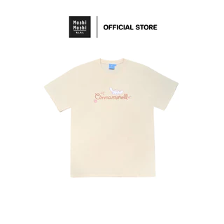 Moshi Moshi เสื้อยืดคอกลม เสื้อยืด ลาย Cinnamoroll ลิขสิทธิ์แท้จากค่าย Sanrio รุ่น 6100007829-7977