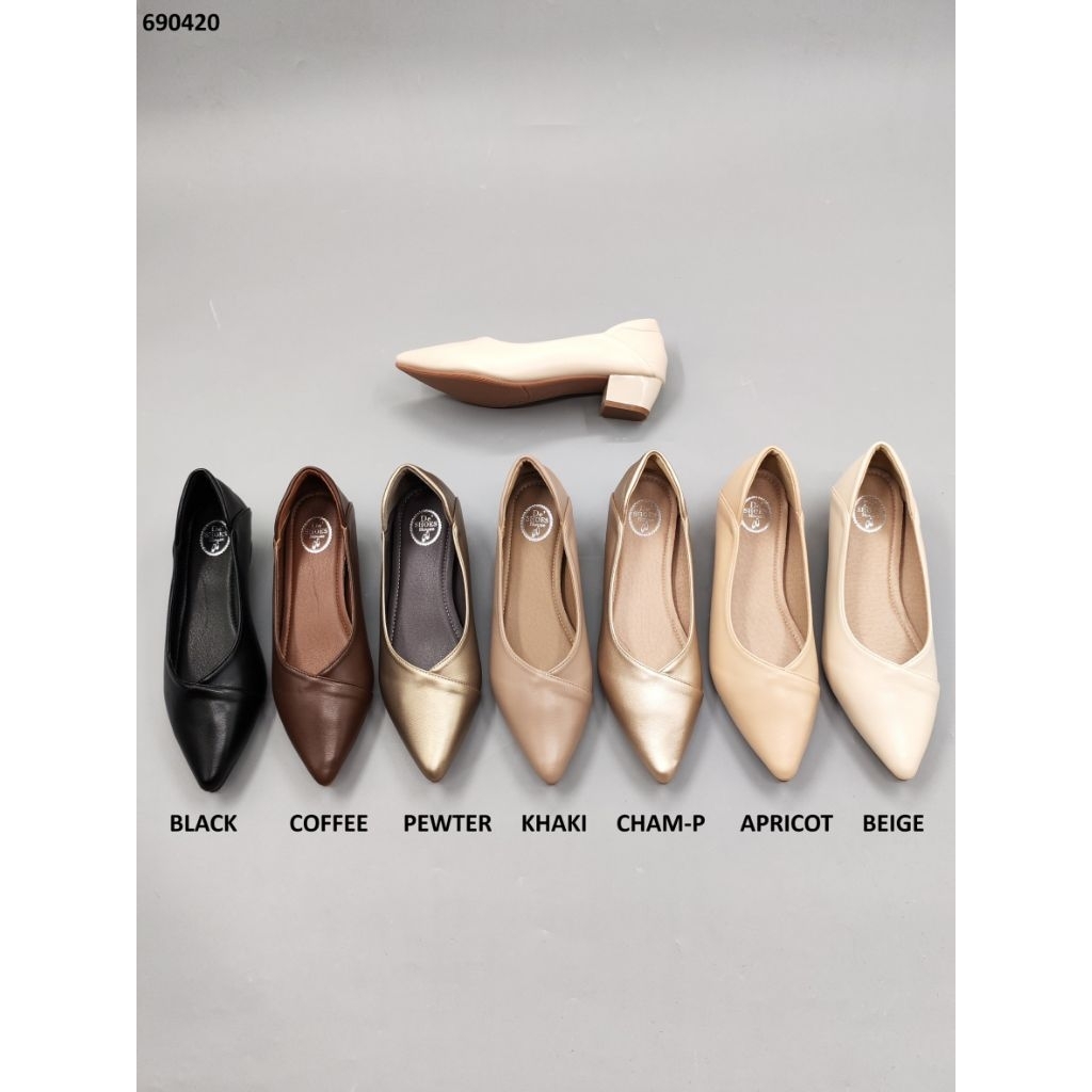 รองเท้าคัชชูสูง 1.5 นิ้ว Elegant soft heels sz.36-41