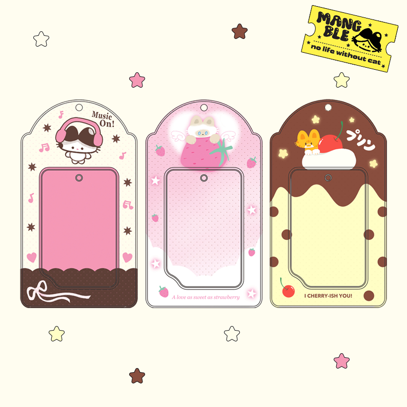 (ล็อตใหม่เข้าสิงหา) Frame Card pvc : Mangble cat collection