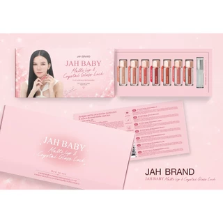 BOX SET JAH BRAND ลิปแมท ครบทุกสี ลิปจ๊ะ ติดทน ไม่ตกร่อง ไม่แห้งตึง ปากนุ่ม สีชัด