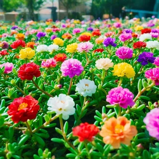 เมล็ดพันธุ์คุณนายตื่นสาย 300 เมล็ด ปลูกง่าย ดอกสวยงาม