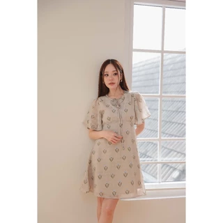 Pamlook Waffle dress ผ้าชีฟอง