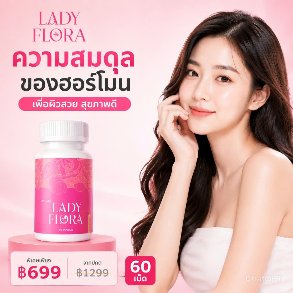 ซื้อFlora2กล่องแถมมาสก์Lumi1แผ่นฟรี อาหารเสริมปรับฮอร์โมนเพศหญิง ลดวัยทอง ลดฝ้า Evening Primrose 60แคปซูล