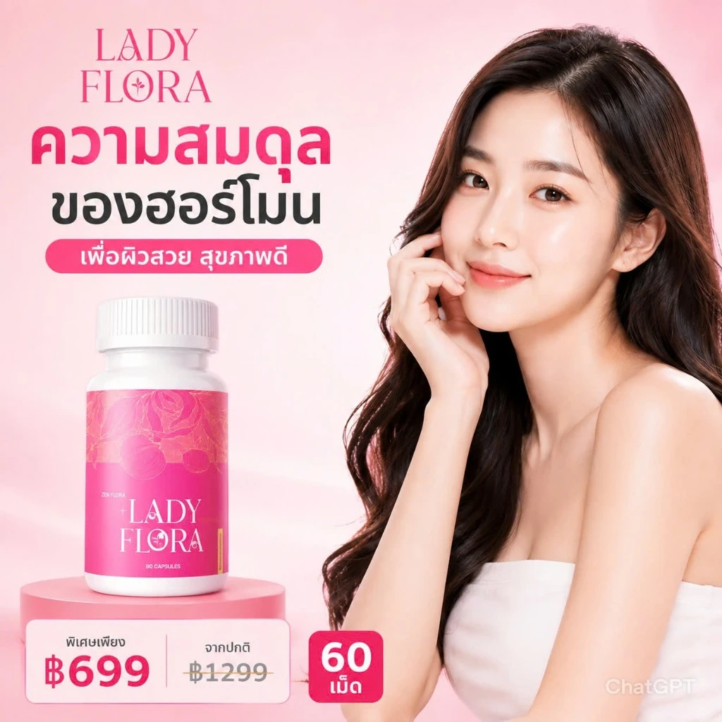 ซื้อFlora2กล่องแถมมาสก์Lumi1แผ่นฟรี อาหารเสริมปรับฮอร์โมนเพศหญิง ลดวัยทอง ลดฝ้า Evening Primrose 60แคปซูล