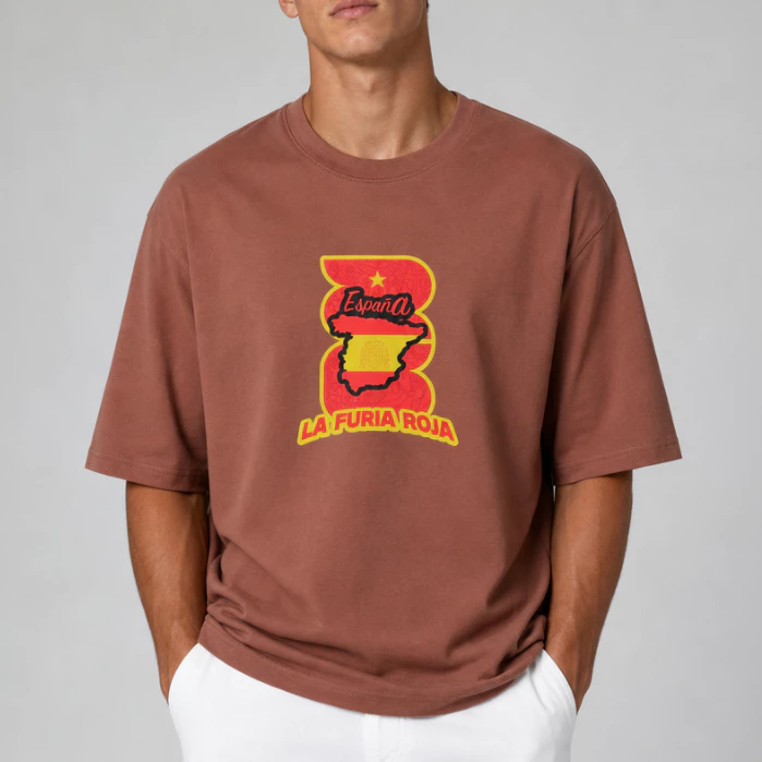 WARRIX เสื้อโอเวอร์ไซส์ T-SHIRT OVERSIZE รุ่น SPAIN (LA-262TSAWC17)