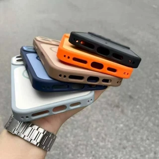 เกราะเปลือกแม่เหล็กกลายเป็น17 Pro Max หน้าต่างขนาดใหญ่พร้อมฟิล์มเลนส์เคสโทรศัพท์ฝ้าสําหรับ ไอโฟน 17 16 Pro Max 15 14 13