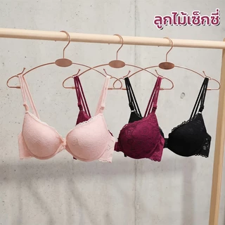 ชุดชั้นในผู้หญิง👙 ลูกไม้ละเอียด ปิดด้านหน้า ดันทรงสำหรับหน้าอกเล็ก สวมใส่สบาย สไตล์เซ็กซี่ 🚚พร้อมส่งจากไทย