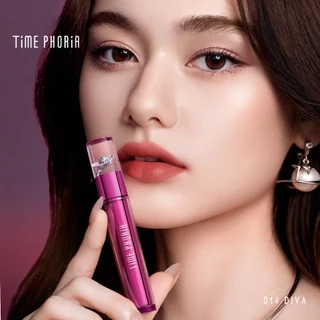 TimePhoria Lip Set :Lip Stain | Lip Velvet丨Blurring tint丨3 in 1 Blurring Pot ลิป,ลิปสติก