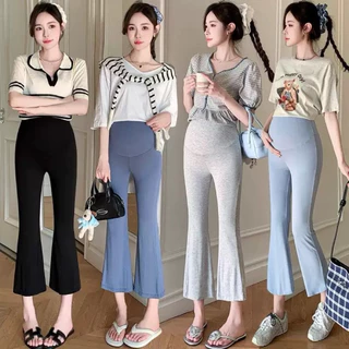 เลกกิ้งขาบานผ้านิ่ม 5 ส่วน(คนท้อง,คนมีพุง,คนอ้วน)