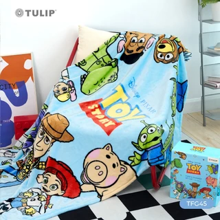 Tulip Fleece ผ้าห่มขนแกะเทียม TFG45 ทอยสตอรี่ Toy Story ลิขสิทธิ์แท้ Disney Pixar ผ้าห่มฟลีซ สัมผัสนุ่มพกพาสะดวก