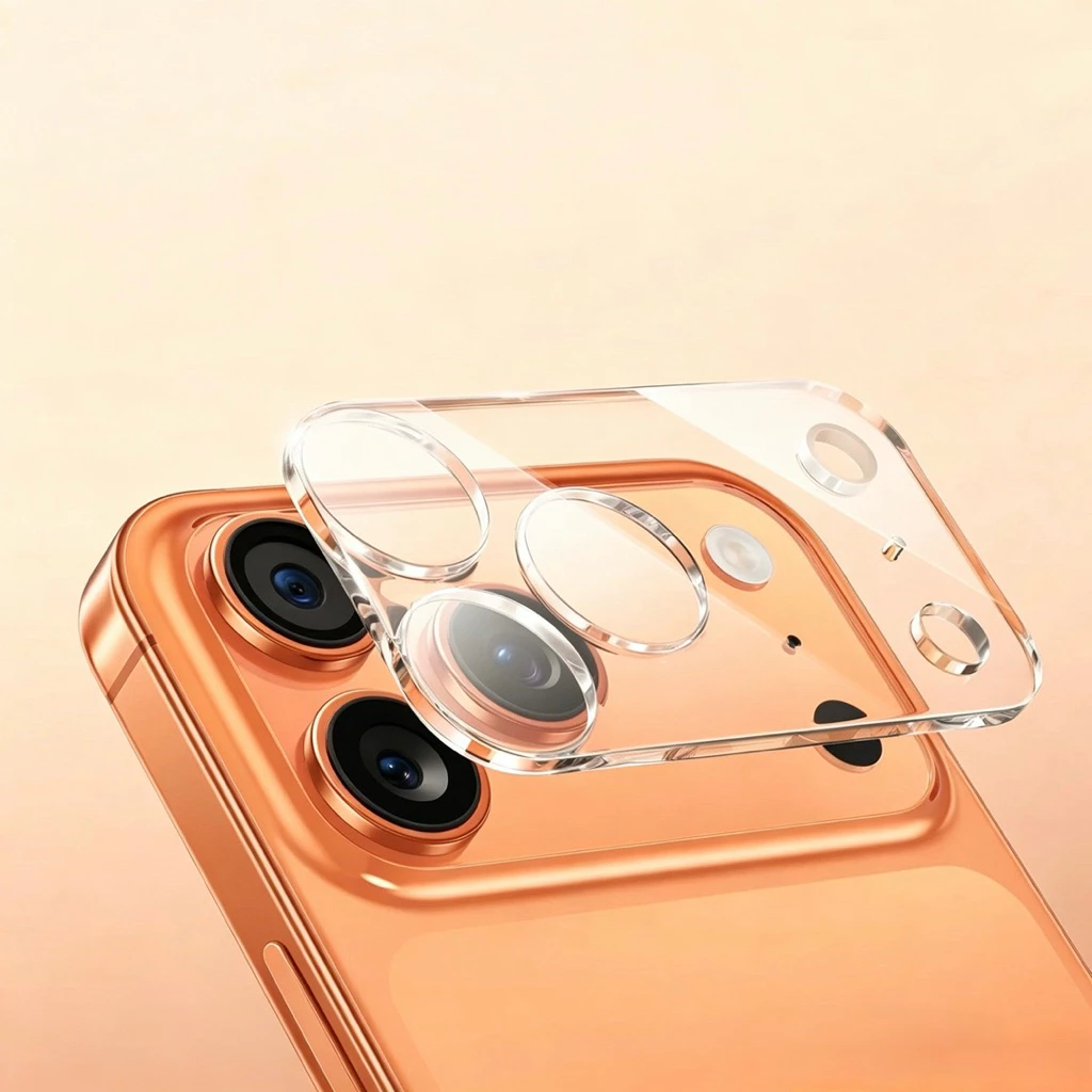 ฟิล์มกระจกกันรอย เลนส์กล้อง เต็มเลนส์ แผ่นใส สำหรับ iPhone 17 17Pro Max 17Air