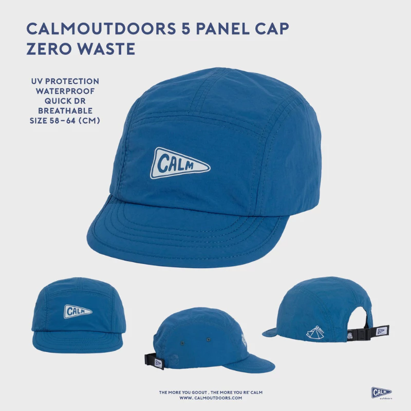 หมวก Calm 5 Panel Zero Waste Sustainable Collection
