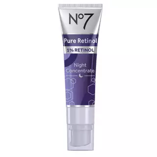 No7 Pure Retinol 1% Retinol Night Concentrate Serum 30 ML. นัมเบอร์เซเว่น เพียว เรตินอล 1% เรตินอล ไนท์ เซรั่ม