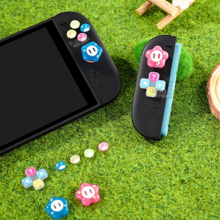 ส่งทันที🔥ปุ่มทิศทาง D-Pad + ABXY สำหรับ Nintendo Switch 2/Oled/V1/V2 ลาย Flower