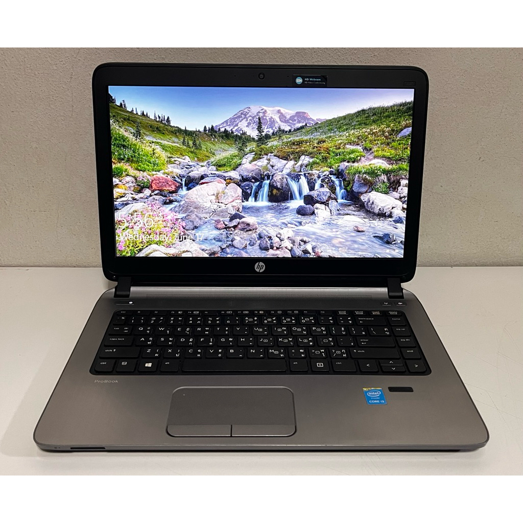 HP PROBOOK 440 G2 โน๊ตบุ๊ค Notebook มือสอง สภาพสวย  Cpu Core i5 Gen5 Ram4G SSD120G ฟรีเมาส์ไร้สาย