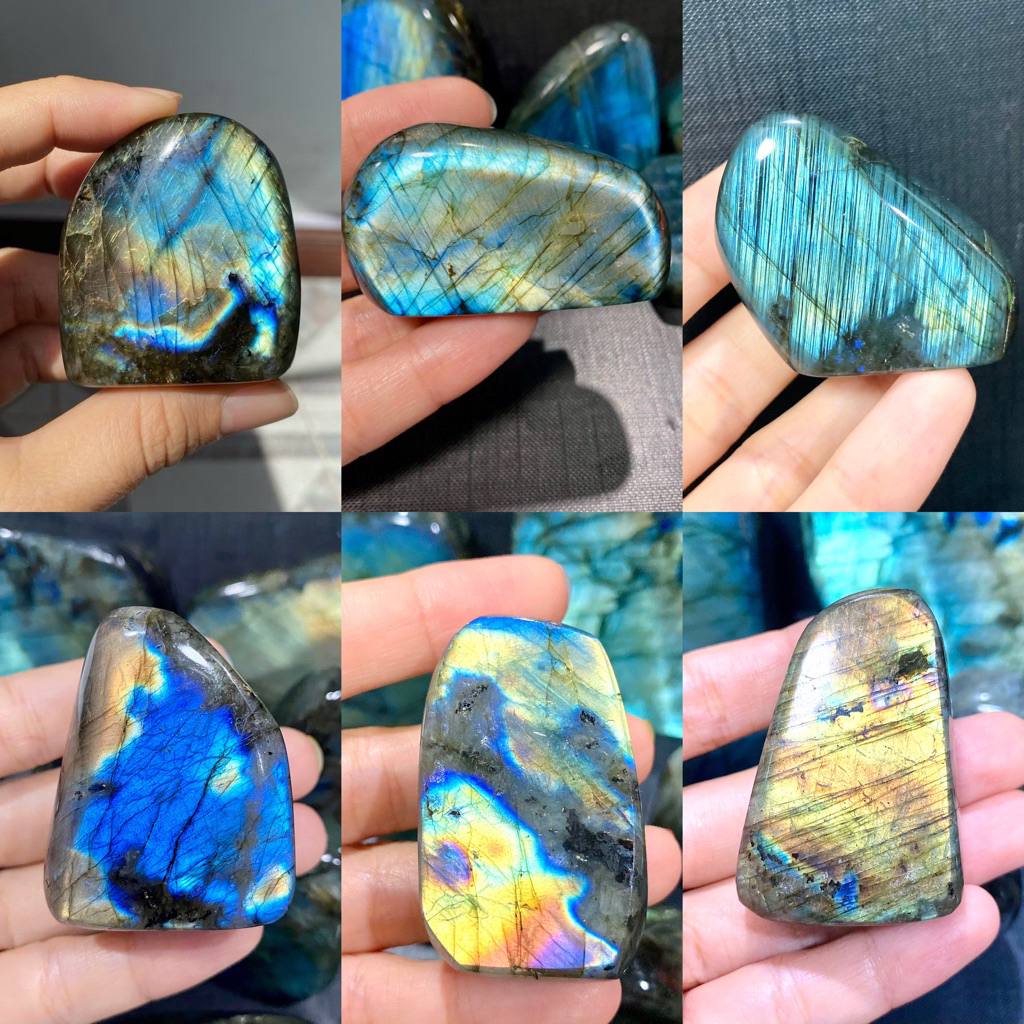 หินลาบาโดไลท์ (Labradorite) 🔮ช่วยป้องกันพลังงานด้านลบและสิ่งชั่วร้าย
