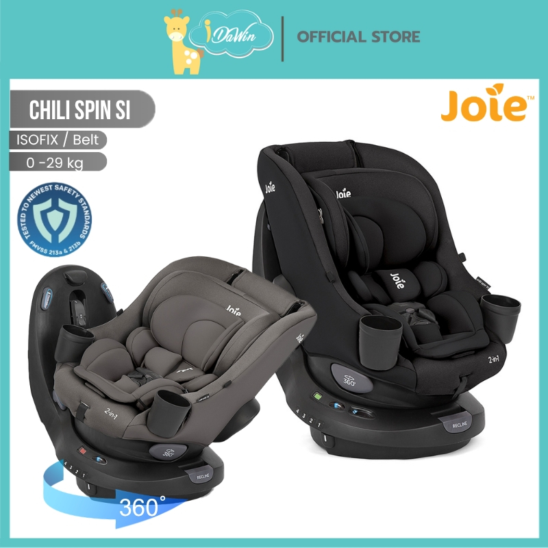 Joie Chili Spin 360 SI คาร์ซีทหมุุน 360 องศา แรกเกิด - 29 kg. แบบ 2-in-1 มาตรฐานUSA.ติดตั้งเบลท์-isofix