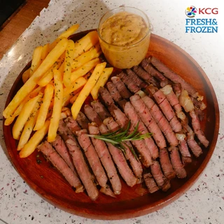 (3 แพ็ก ส่งรถเย็น) KCG เนื้อริบอาย Rib Eye Steak 150g เนื้อ Grain fed เลี้ยงด้วยธัญพืช 100 วัน