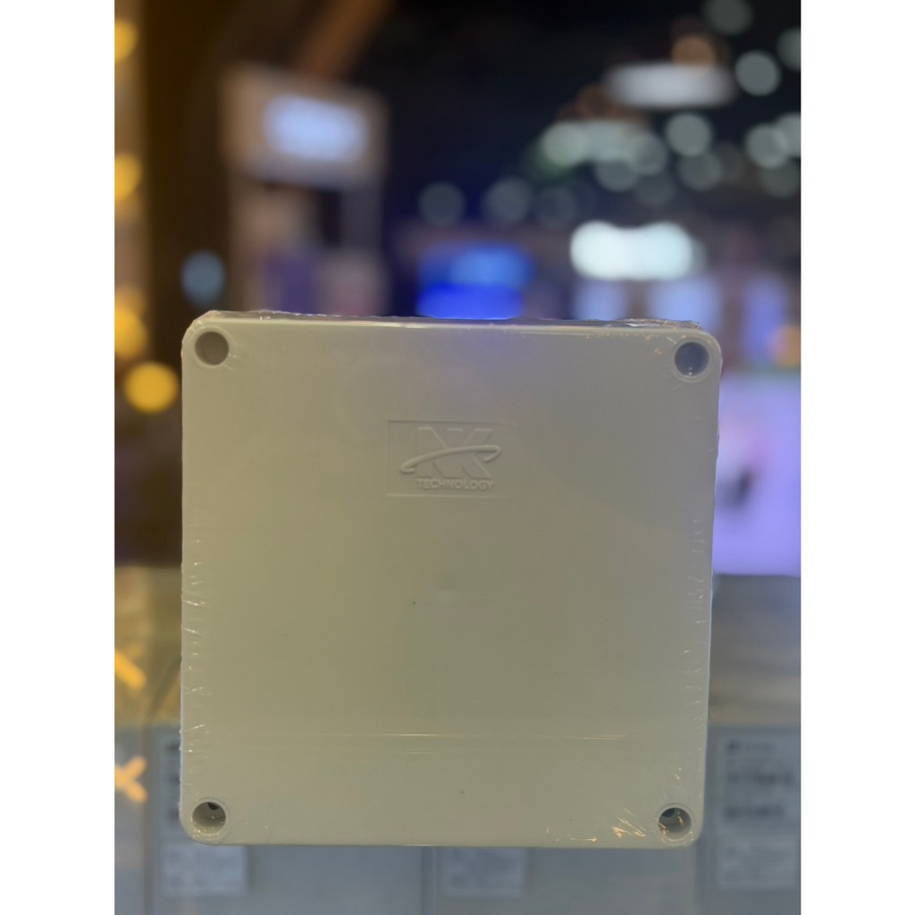 BOX 6x6 กล่องกันน้ำ เกรดอย่างเหนียว สำหรับกล้องวงจรปิด มีซีลยาง ยี่ห้อ NK แบรนด์คนไทย