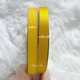 🔥 พร้อมส่ง 🔥 ริบบิ้นกากเพชรใส เบอร์ 2 ขนาด 12 มิล ยาว 50 หลา