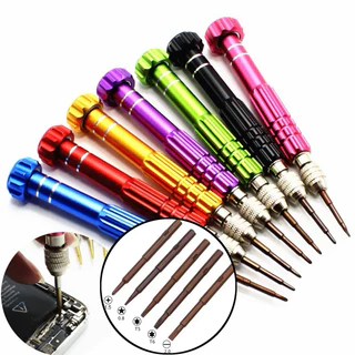 PrimeMetalKit-ไขควงโทรศัพท์ ไขควงมือถือ ไขควงแม่เหล็กขนาดเล็ก สำหรับซ่อมโทรศัพท์ อุปกรณ์อิเล็กทรอนิกส์ มี5หัว