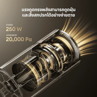[2026 NEW]Dreame R10S Lite Stick Vacuum เครื่องดูดฝุ่นไร้สาย 20,000Pa ท่อพับได้90° LEDส่องฝุ่น30ซม. แบต45นาที กรอง99.9%