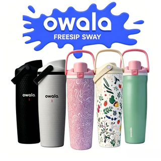 (พร้อมส่ง) Owala FreeSip Sway 30oz ของแท้USA | กระติกน้ำสแตนเลส เก็บเย็น 24ชม. | ฝาปิดสนิท กันรั่ว ใส่เป้ไม่หก | มีหลอดใ