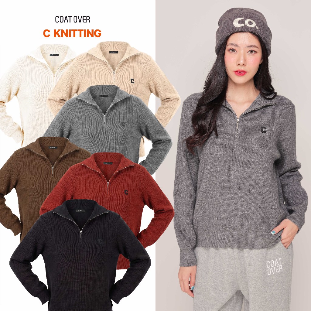 CO0591 : COAT OVER  C KNITTING