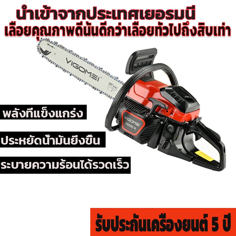 เลื่อยยนต์สองจังหวะ ขนาดตั้งแต่ 11.5 ถึง 24 นิ้ว เลื่อยยนต์รุ่นนี้เป็นเลื่อยยนต์สำหรับงานไม้ รุ่นล่าสุด ทรงพลัง และเป็นข