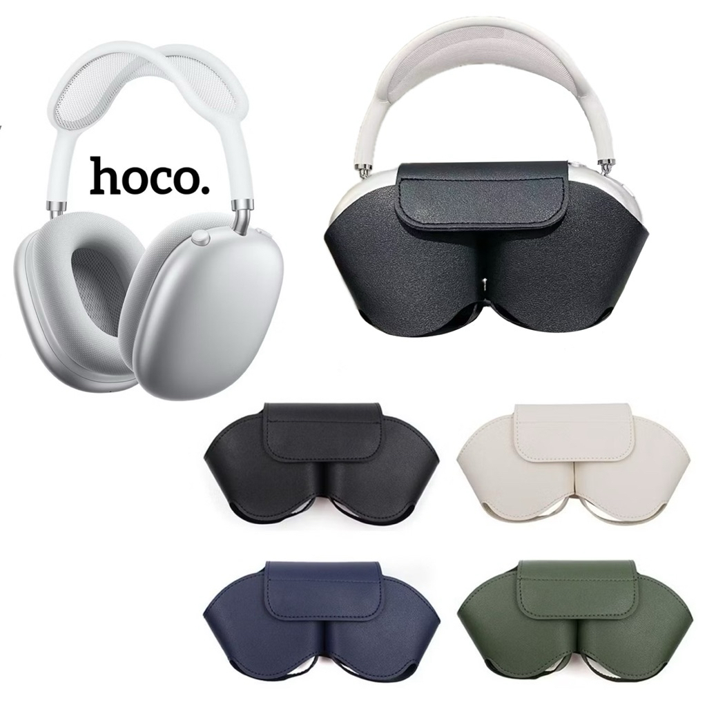 กระเป๋าหนังสำหรับใส่หูฟัง HOCO W65 Plus เคสหูฟังบลูทูธ หนัง PU ปิดแบบกระดุม