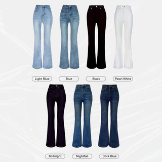 [Best Seller] Paloy - PL3577 กางเกงยีนส์ขาม้า ผ้ายืดใส่สบาย
