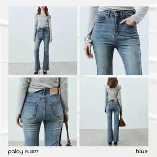 [Best Seller] Paloy - PL3577 กางเกงยีนส์ขาม้า ผ้ายืดใส่สบาย
