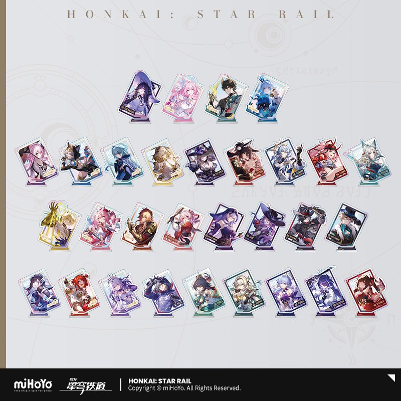[ พร้อมส่ง / Official ] Honkai Star Rail Interstellar Journey - Standee Keychain ฮงไค สตาร์เรล พวงกุญแจ Phainon Mydei