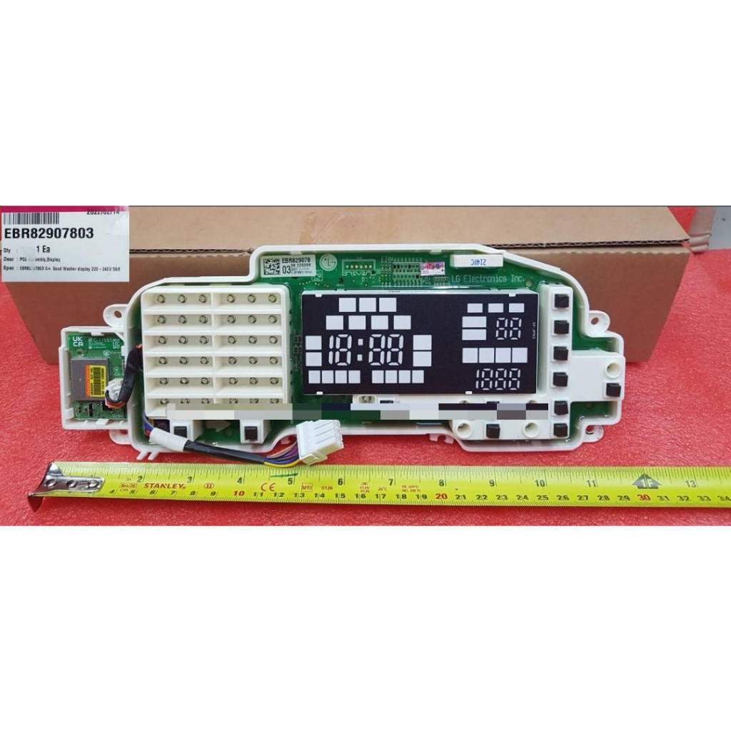 อะไหล่แท้/บอร์ดดิสเพย์แอลจี EBR82907803 ใช้กับรุ่นFG1612H2W.ABWPGST :FH6G1BCHK6N.ASSPLTK