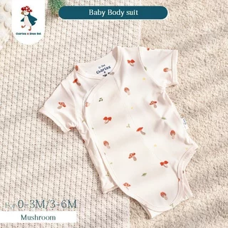 (ส่งด่วน) Charles x Snow Owl ชุดบอดี้สูทสำหรับเด็ก Baby Bodysuit (0-6M)