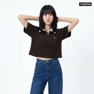Yuedpao Polo Crop Y Collection 2026 เสื้อครอปโปโล ผ้าทรงสวย ยับยากรีดง่าย เสื้อยืดเปล่า เสื้อยืดผู้หญิง