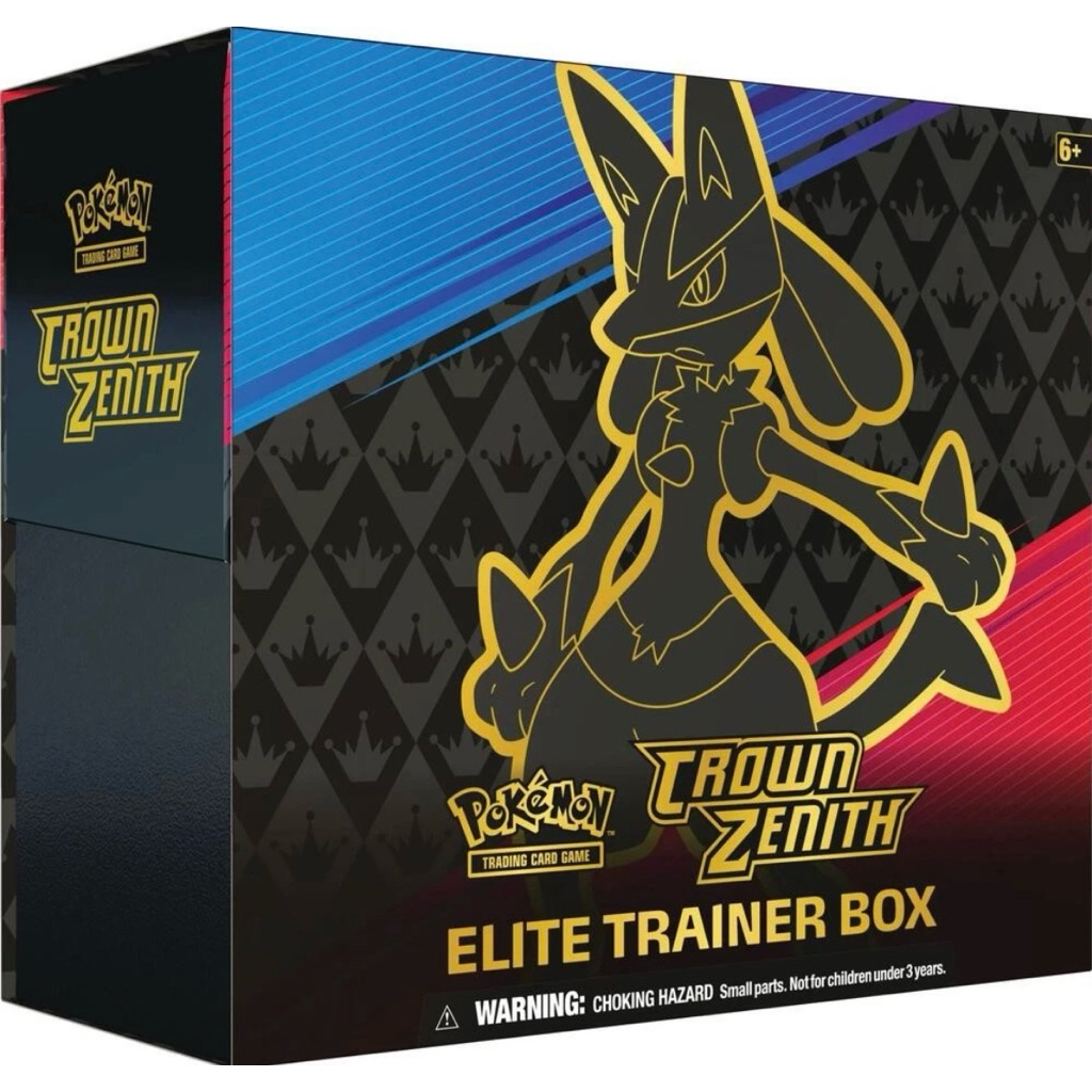 [พร้อมส่ง]สินค้าใหม่ Pokemon TCG - Crown Zenith Sword & Shield - Elite Trainer Box - ETB - Sealed