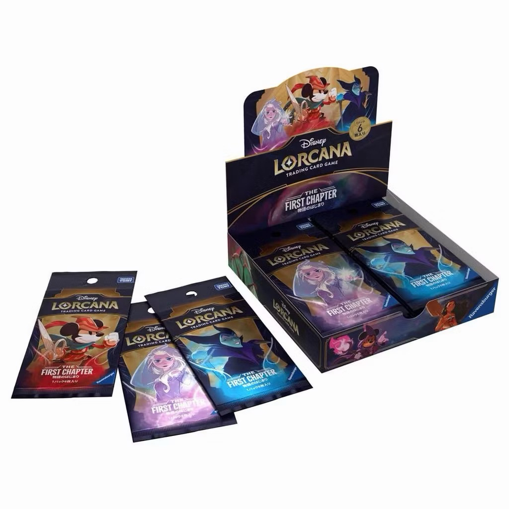 (พร้อมส่งในไทย🇹🇭 : ยกBOX) การ์ด Disney Lorcana Set 1 The First Chapter Booster Pack Ver.JP ญี่ปุ่น