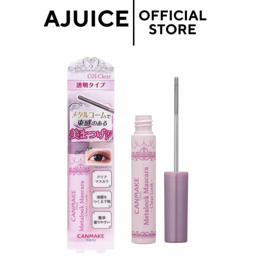 พร้อมส่ง🇯🇵มาสคาร่าใส CANMAKE Tokyo Eastern Clear Mascara C01 มาสคาร่าใส