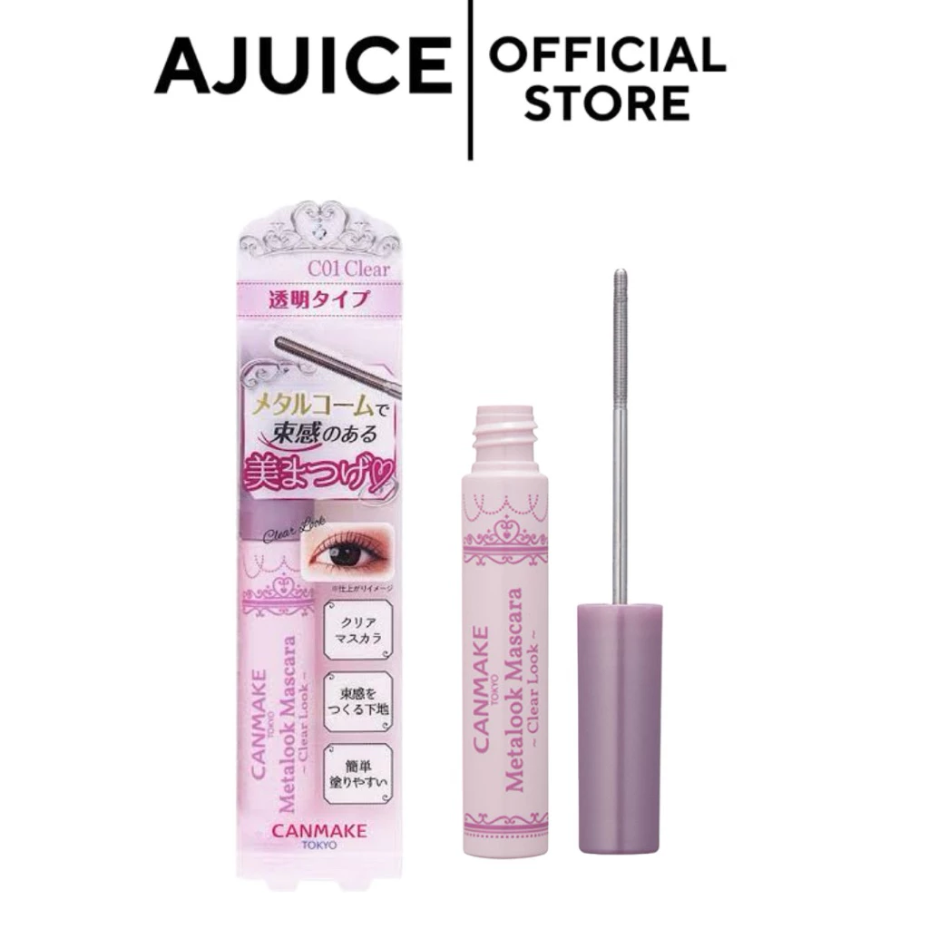พร้อมส่ง🇯🇵มาสคาร่าใส CANMAKE Tokyo Eastern Clear Mascara C01 มาสคาร่าใส