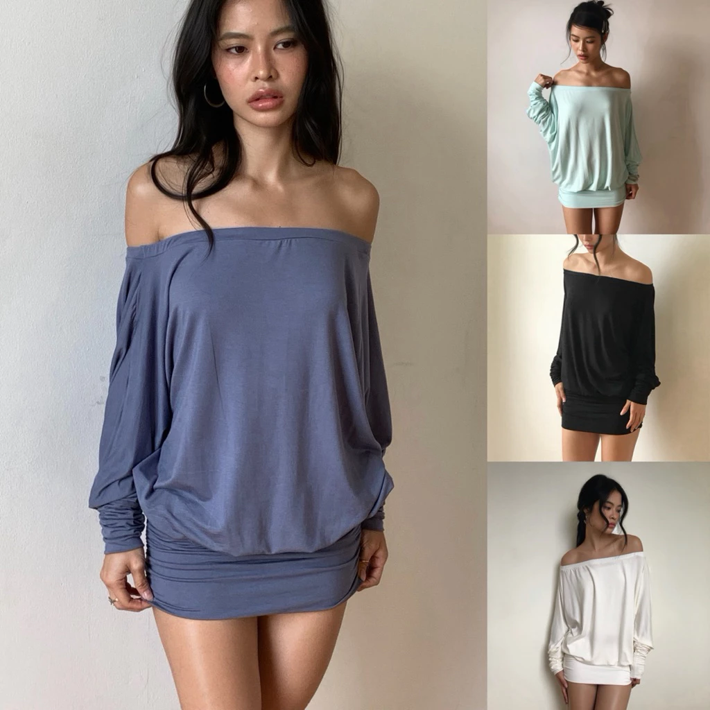 BEMYCHIC เดรสโอเวอร์ไซส์แขนยาว รุ่น Margot Dress