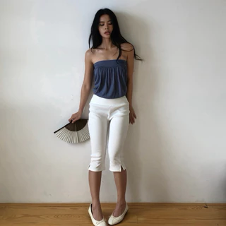 BEMYCHIC กางเกงคาปรี กางเกงขายาว6ส่วน รุ่นCapri Pants