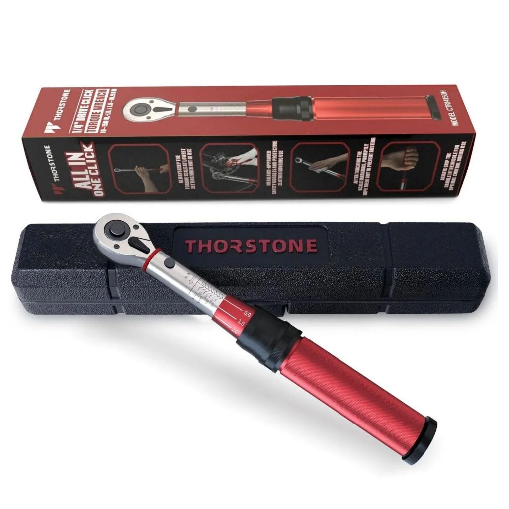 Thorstone ประแจปอนด์ 1/4 นิ้ว (1.1-16.9 Nm / 10-150 in.-lb.) หัวเฟือง 90 ฟัน รุ่นงานละเอียด แม่นยำสูง ±2% พร้อมใบเซอร์
